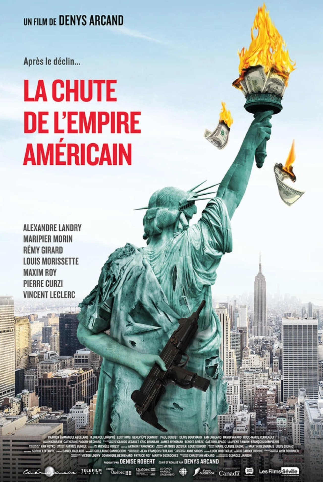 La chute de lempire americain poster