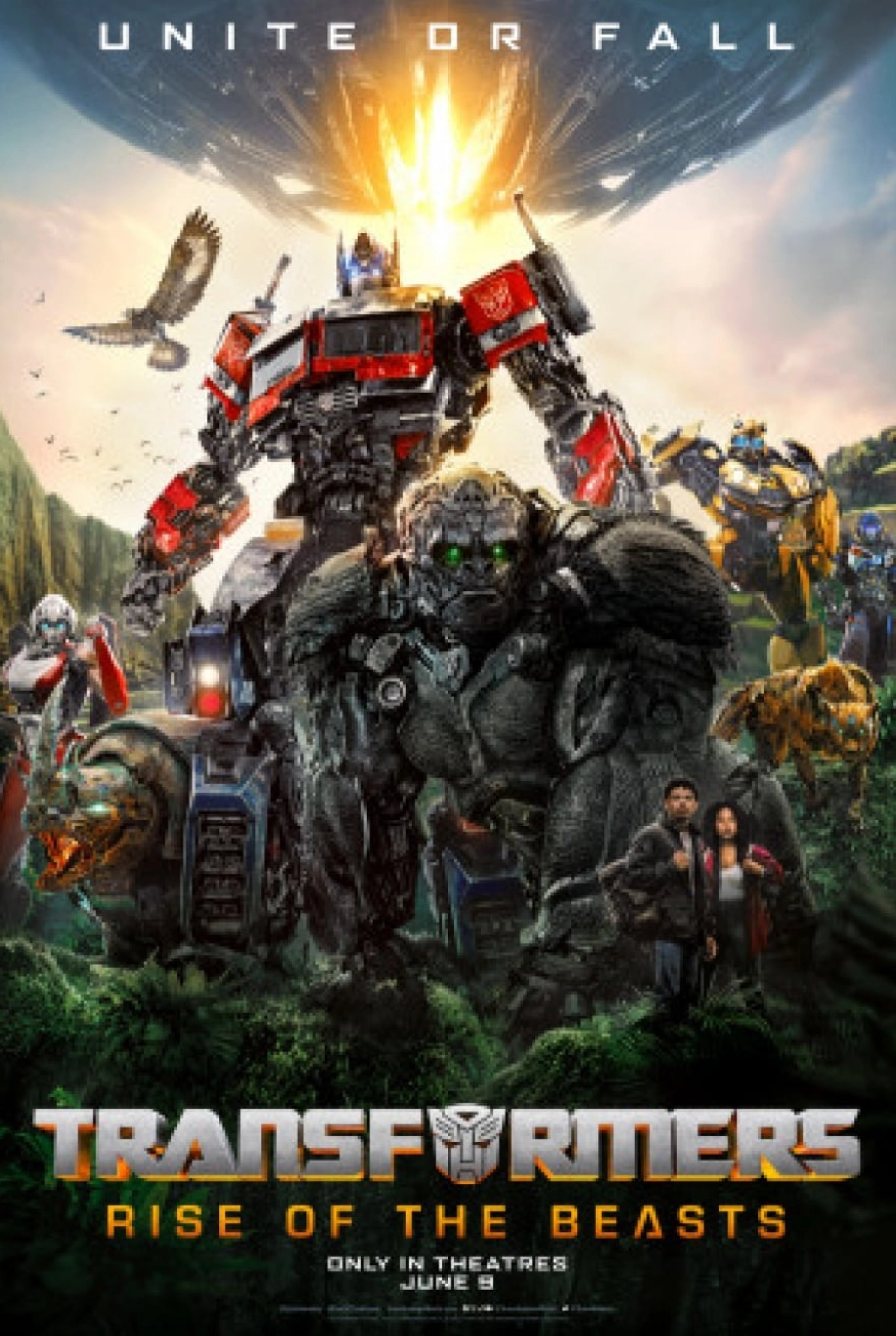 Transformers rise of the beasts poster